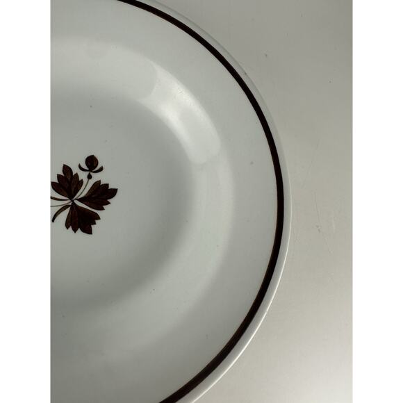 Antique Alfred Meakin Bowls Large Ironstone~ Tea Leaf 9” X 2” - Picture 3 of 8